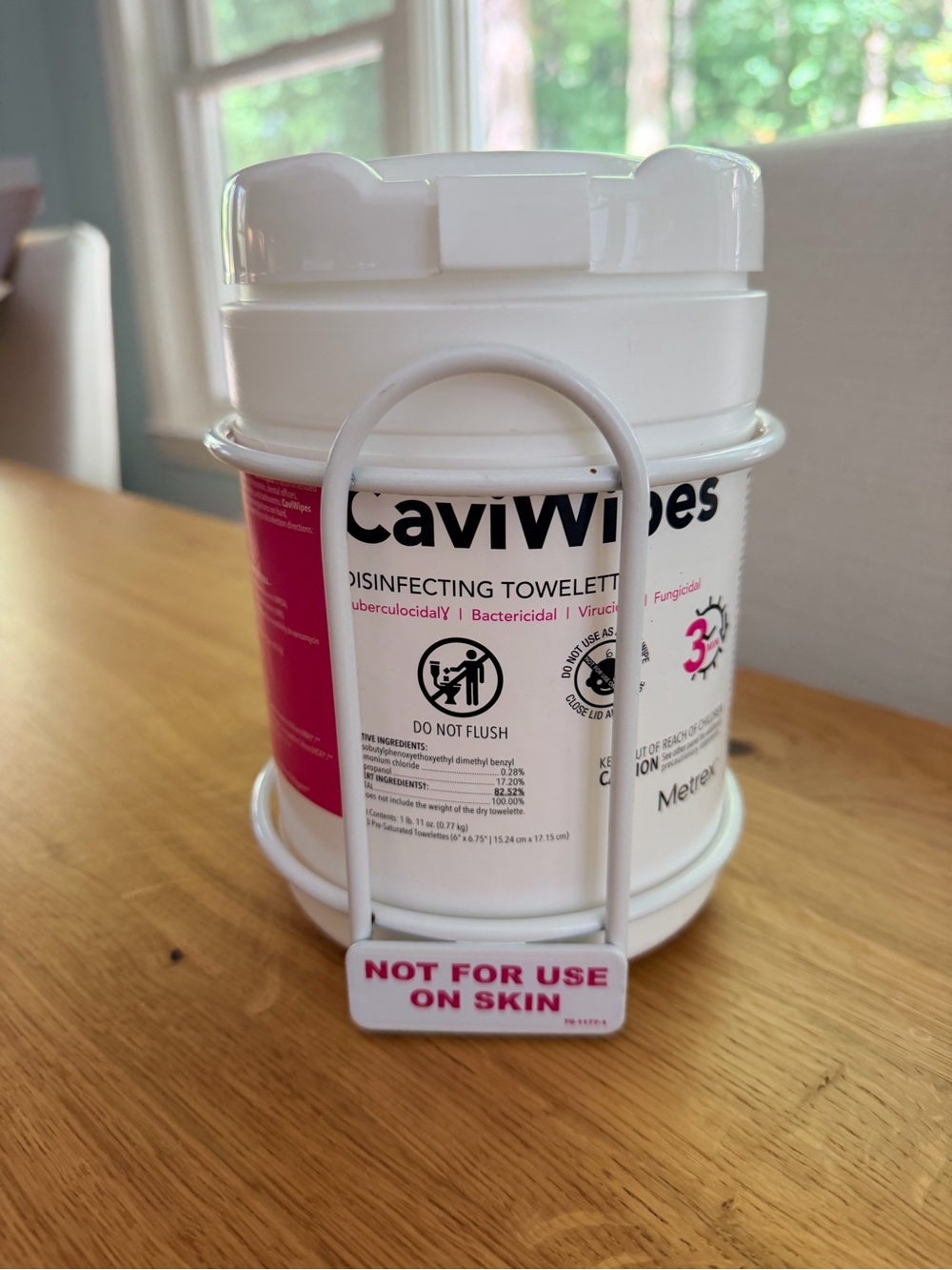 CaviWipes Disinfectant wipes dispenser wall mount bracket (wipes not included)
